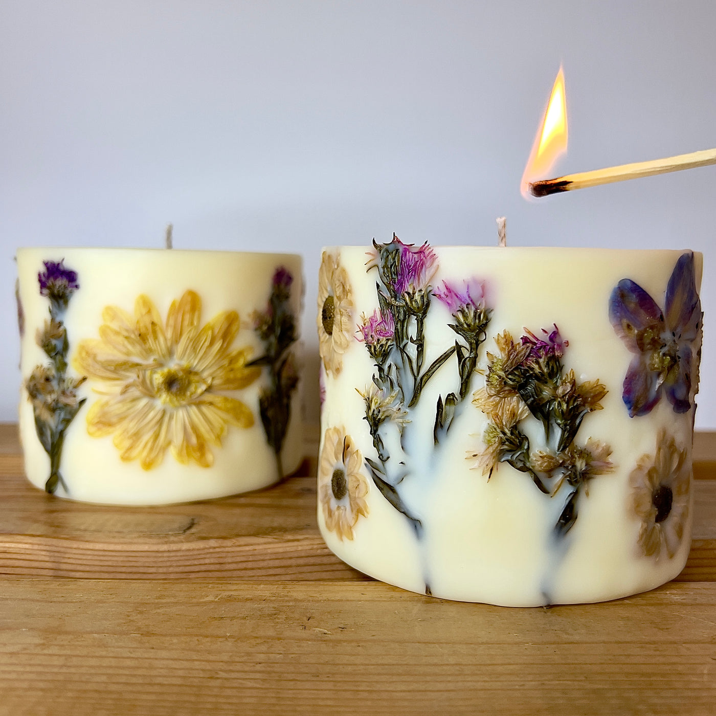 נר פריחה בשדה יצוק